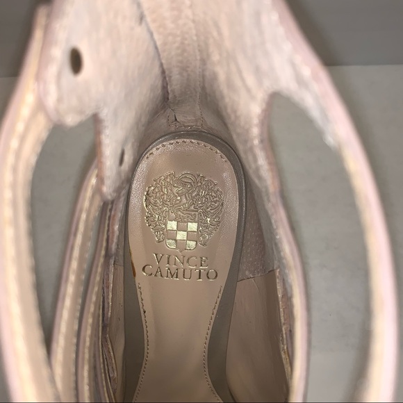 Vince Camuto ‘Kanastas’ Caged Heels Nude Mauve Color - Picture 12 of 14